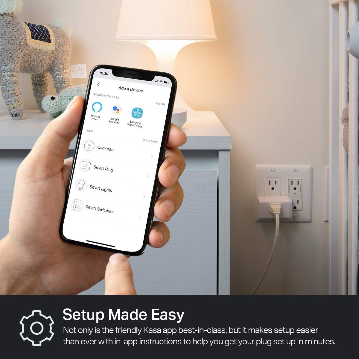 plug hs103p2, smart home wi fi outlet works with alexa, echo, google home & ifttt, no hub required, remote control,15 amp,ul certified, (pack of 2) white