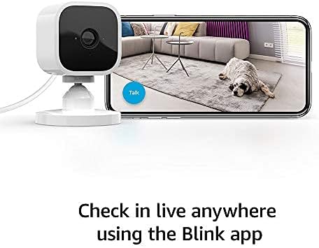 blink mini indoor security camera (2‑pack) — 1080p hd, motion alerts & two‑way audio