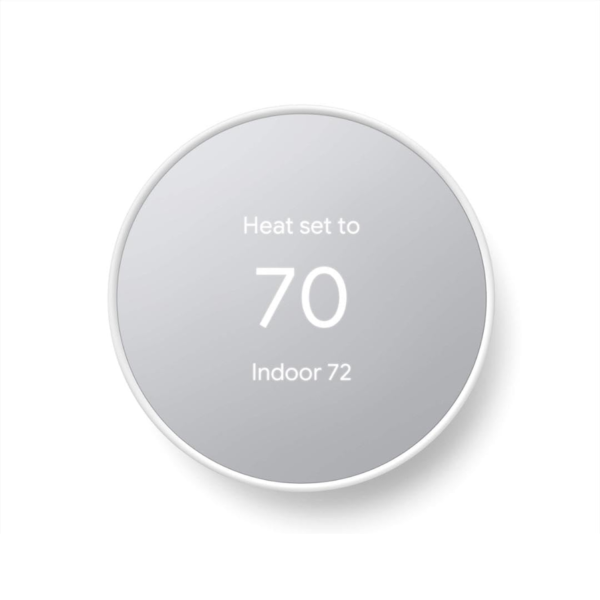 google nest thermostat (snow) – smart programmable wi‑fi thermostat with energy‑saving auto‑adjust & app control