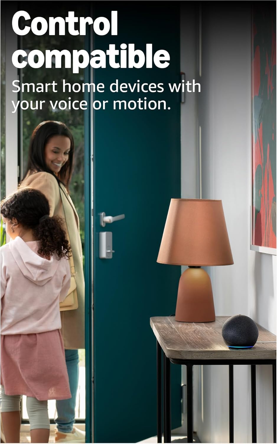 echo dot (newest model) — smart speaker with alexa & vibrant sound (glacier white)