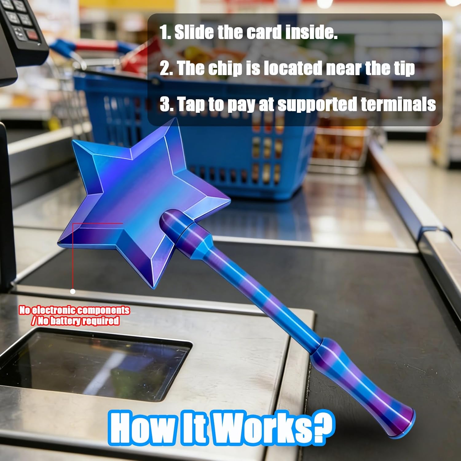 tap‑to‑pay wand • magic fairy wand card holder • nfc contactless payment accessory