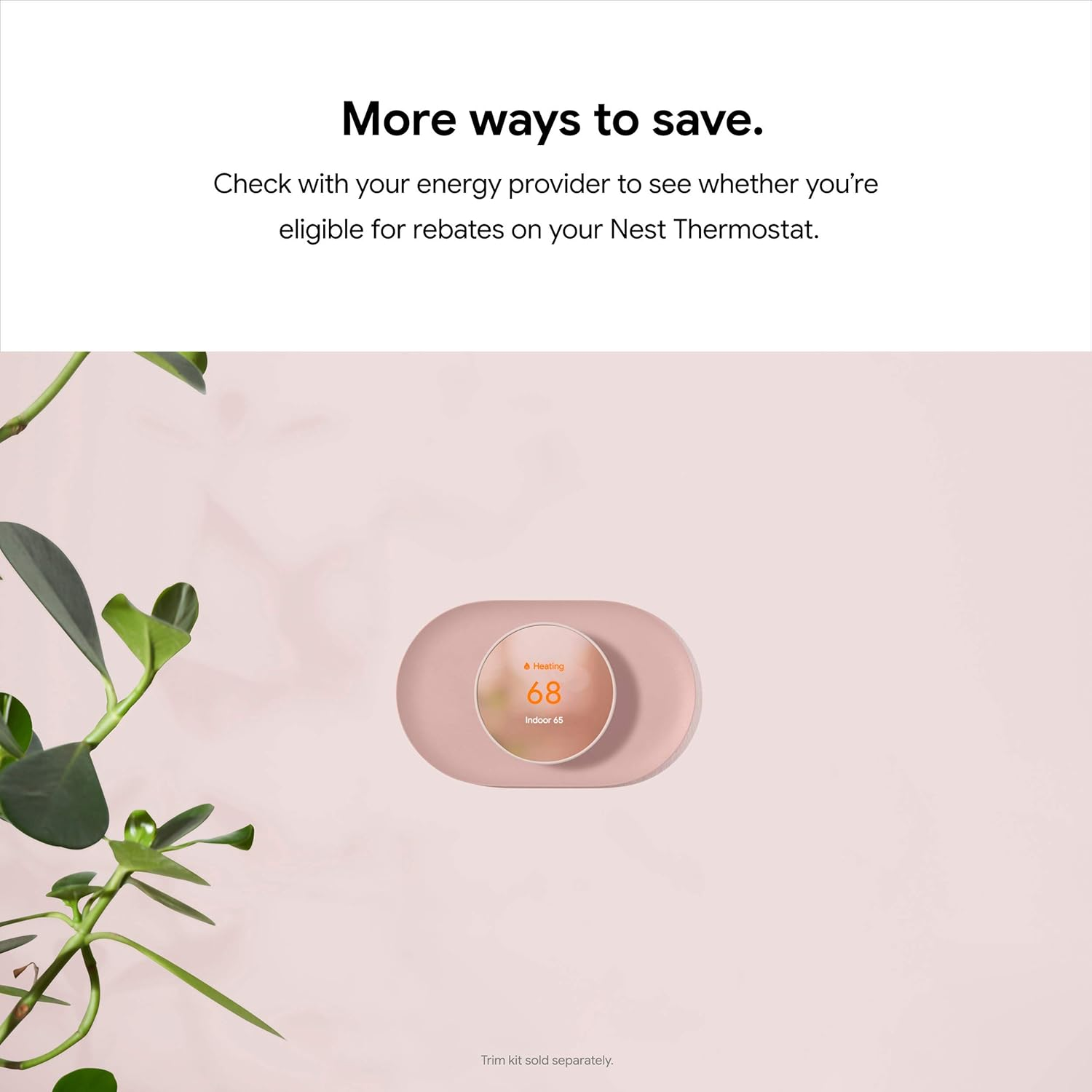 google nest thermostat (snow) – smart programmable wi‑fi thermostat with energy‑saving auto‑adjust & app control